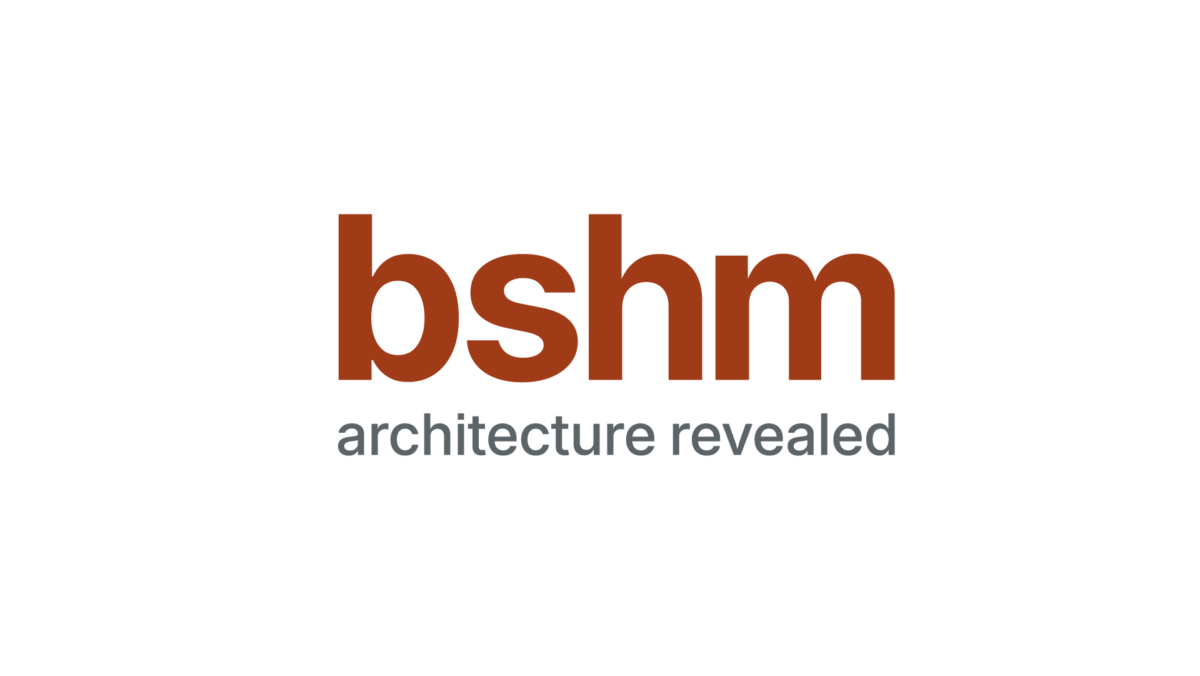 New logo and tagline for BSHM Architects, Inc. 